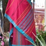 Deep Pink & Turquoise Tontuj Pinon Hadi