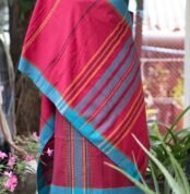 Deep Pink & Turquoise Tontuj Pinon Hadi