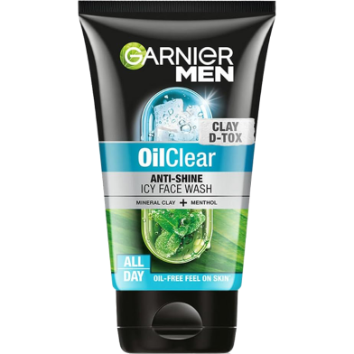 Garnier men oil clear face wash
