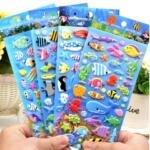 3D Kids Puffy Sticker