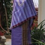 Purple & Maroon Indian Pinon Hadi