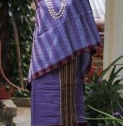 Purple & Maroon Indian Pinon Hadi