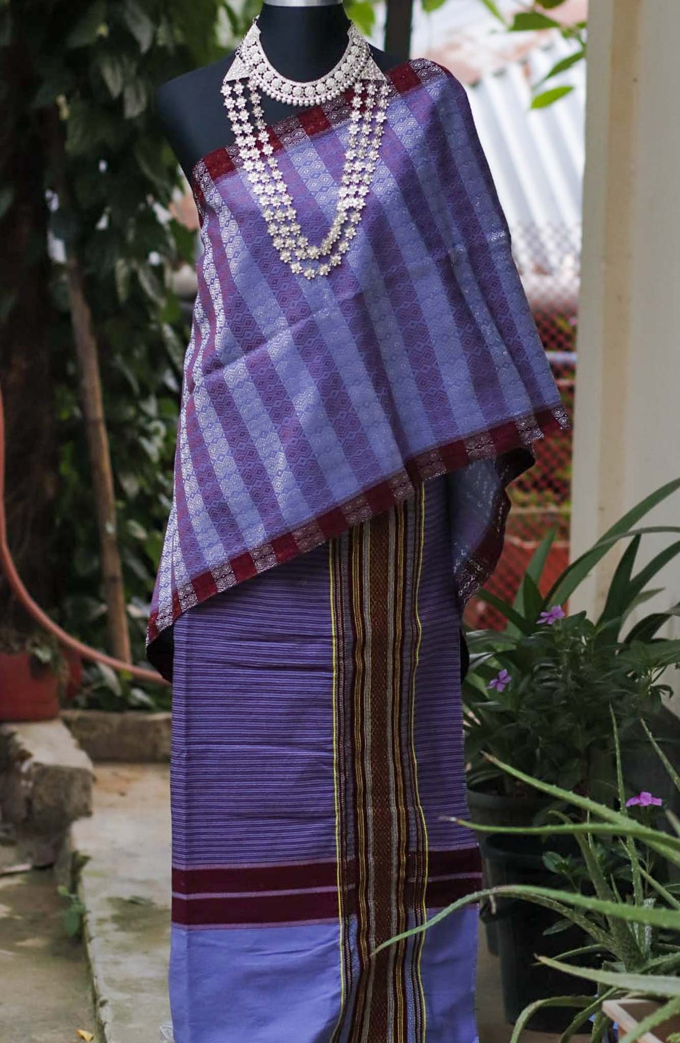 Purple & Maroon Indian Pinon Hadi Purple & Maroon Indian Pinon Hadi